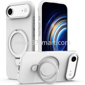 Skin Feel Ring Holder Magsafe Case for iPhone 17 Air White