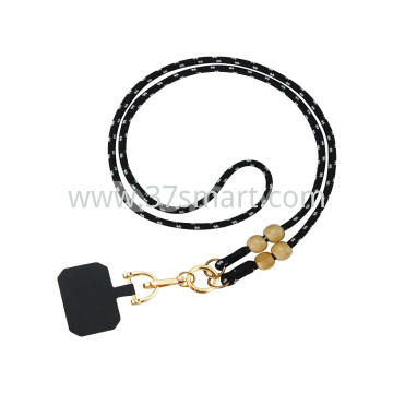 FAIRPLAY Phone strap 120cm FLORA Black