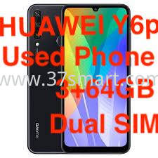 HUAWEI Y6p MED-LX9N 3+64GB Used Phone Black
