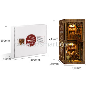DIY Antique Book Collection Book Nook with LED BV02-008 Blister