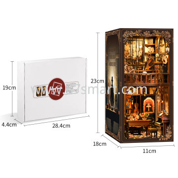 DIY Secret Case Files Book Nook with LED BV02-017 Blister