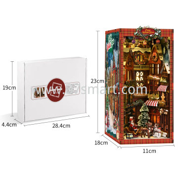 DIY Christmas Corner Book Nook with LED BV02-018 Blister