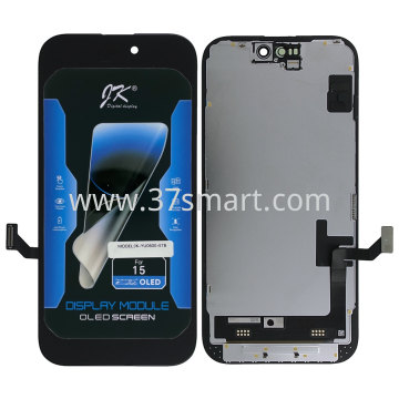 iPhone 15 JK Compatible Hard-Oled Lcd+Touch Black