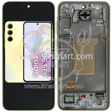 Samsung A35 5G 2024 A356 GH82-34221 Service Pack Display (Assembled) Lime Green
