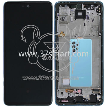 Samsung A525, A526 Service Pack Display Senza Battery Blu