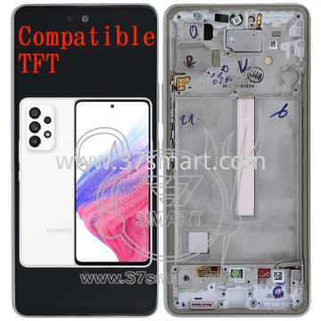 Samsung A53 5G 2022 A536 Compatible TFT Lcd+Touch+Frame Bianco