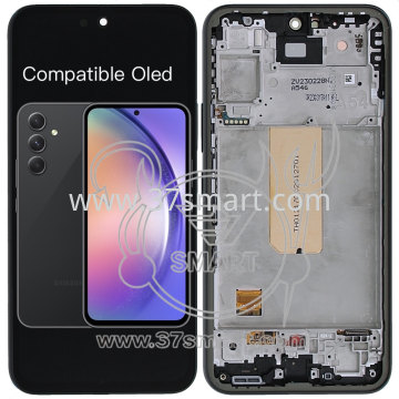 Samsung A54 5G 2023 A546 Compatible Oled Lcd+Touch+Frame Nero