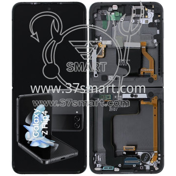 Samsung Z Flip 4 2022 F721 Service Pack Display (Assembled) Schwarz