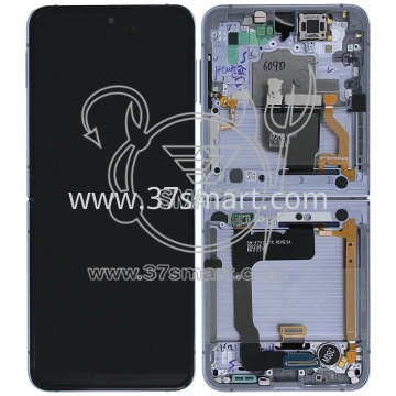 Samsung Z Flip 4 2022 F721 Service Pack Display White