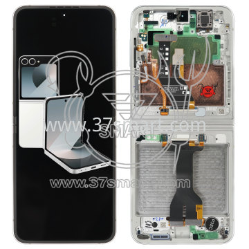 Samsung Z Flip 6 2024 F741 Service Pack Display Weiß