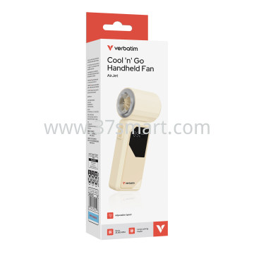 Ventilatore Portatile Verbatim AirJet Grigio/Viola 4000mAh Bianco
