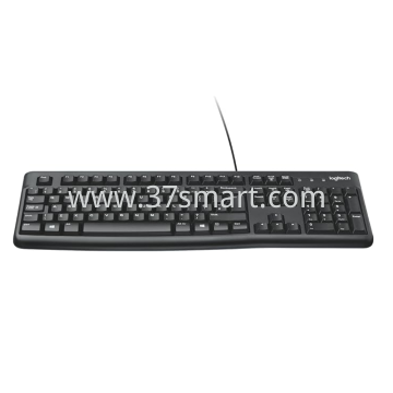Logitech K120 Tastiera con Cavo Black