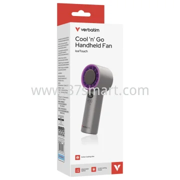 Ventilatore portatile Cool'n'Go IceTouch, con raffreddamento attivo, fino a 7.000 giri/min, display a LED Grigio