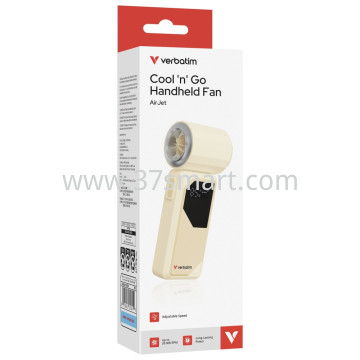Ventilatore portatile Cool'n'Go AirJet  4 velocità, fino a 20.000 giri/min, display a LED Bianco