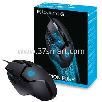 Logitech G402 Hyperion Fury Gaming Mouse, 4000 DPI optical sensor, 8 Programmable buttons Black