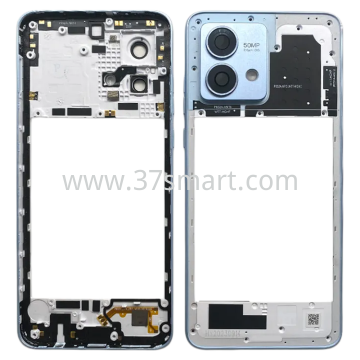 Motorola G84 5G Middle Cover+Camera Lens Blue