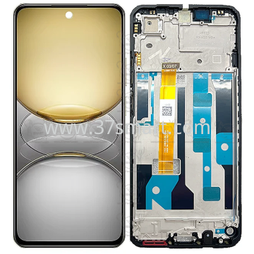 Realme C75 4G 2024 Lcd+Touch+Frame Outsourced Original Black