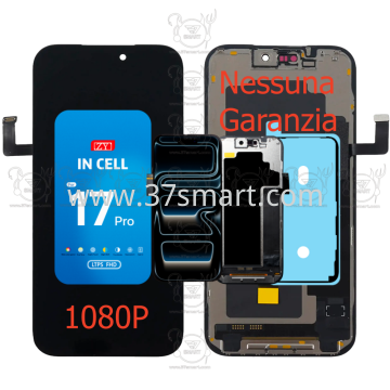 iPhone 17 Pro ZY Incell Lcd+Touch 1080P (Factory Price, NO WARRANTY) Black