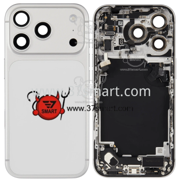 iPhone 17 Pro Cover Back+Flex Complete Removed From Phone Grade A Silver