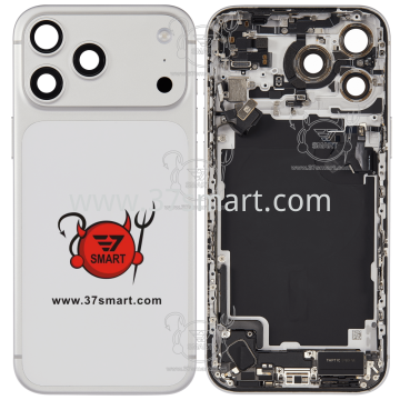 iPhone 17 Pro Max Cover Back+Flex Complete Removed From Phone Grade A Silver